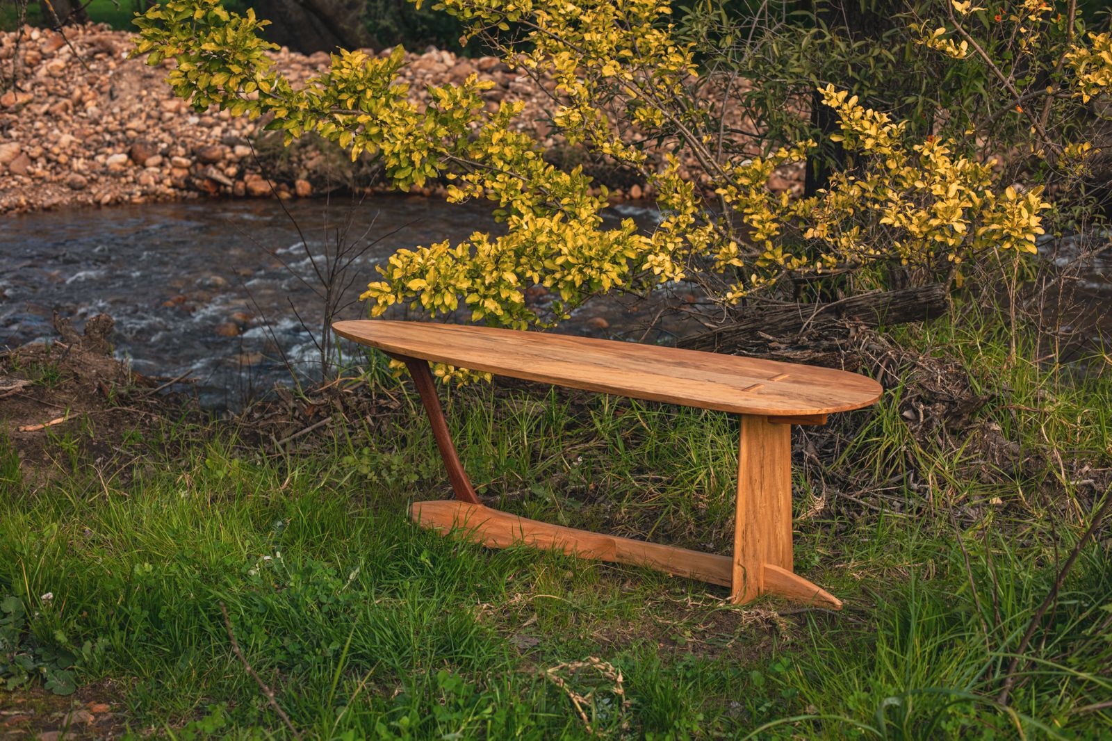 Reef Table beside the river